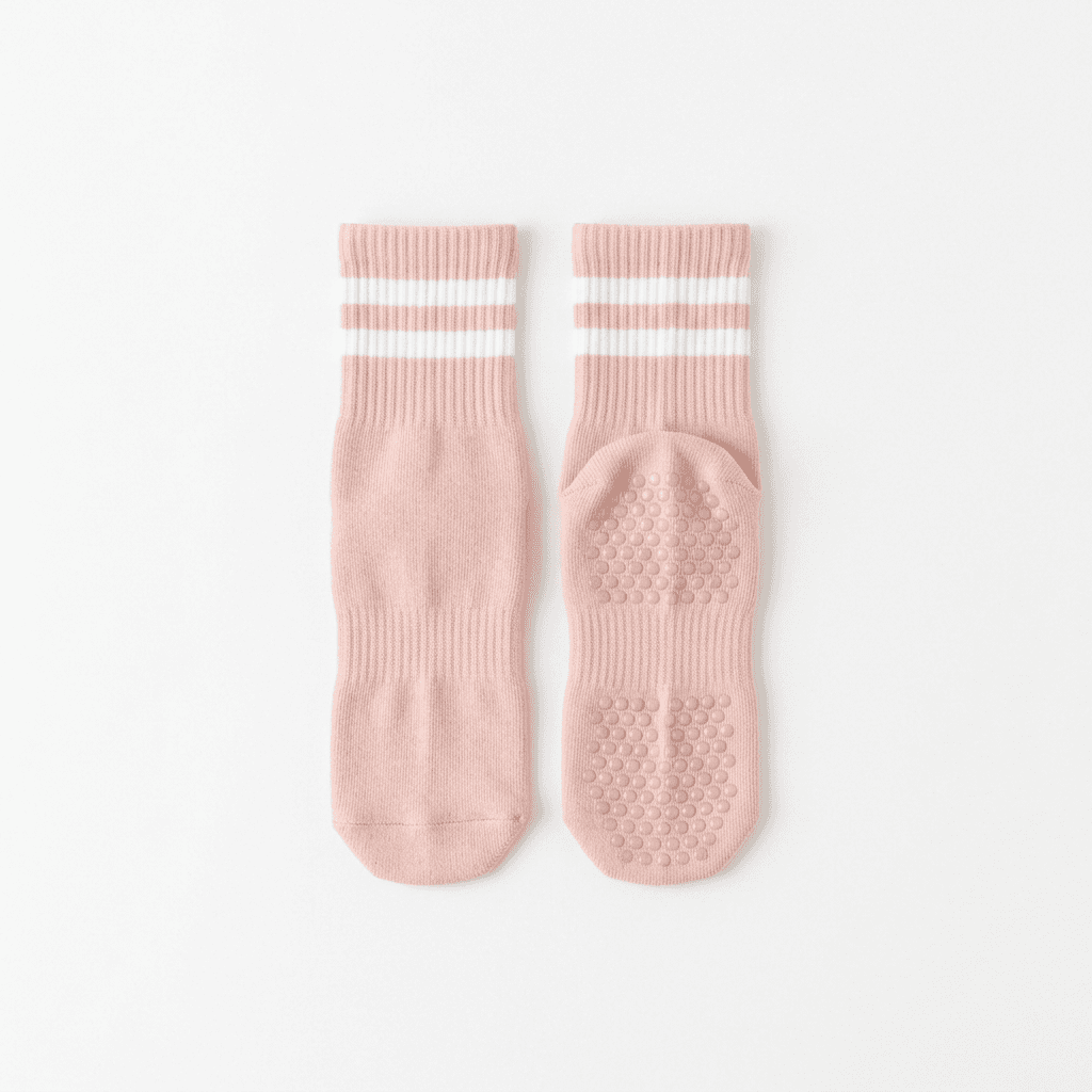stripe grip socks