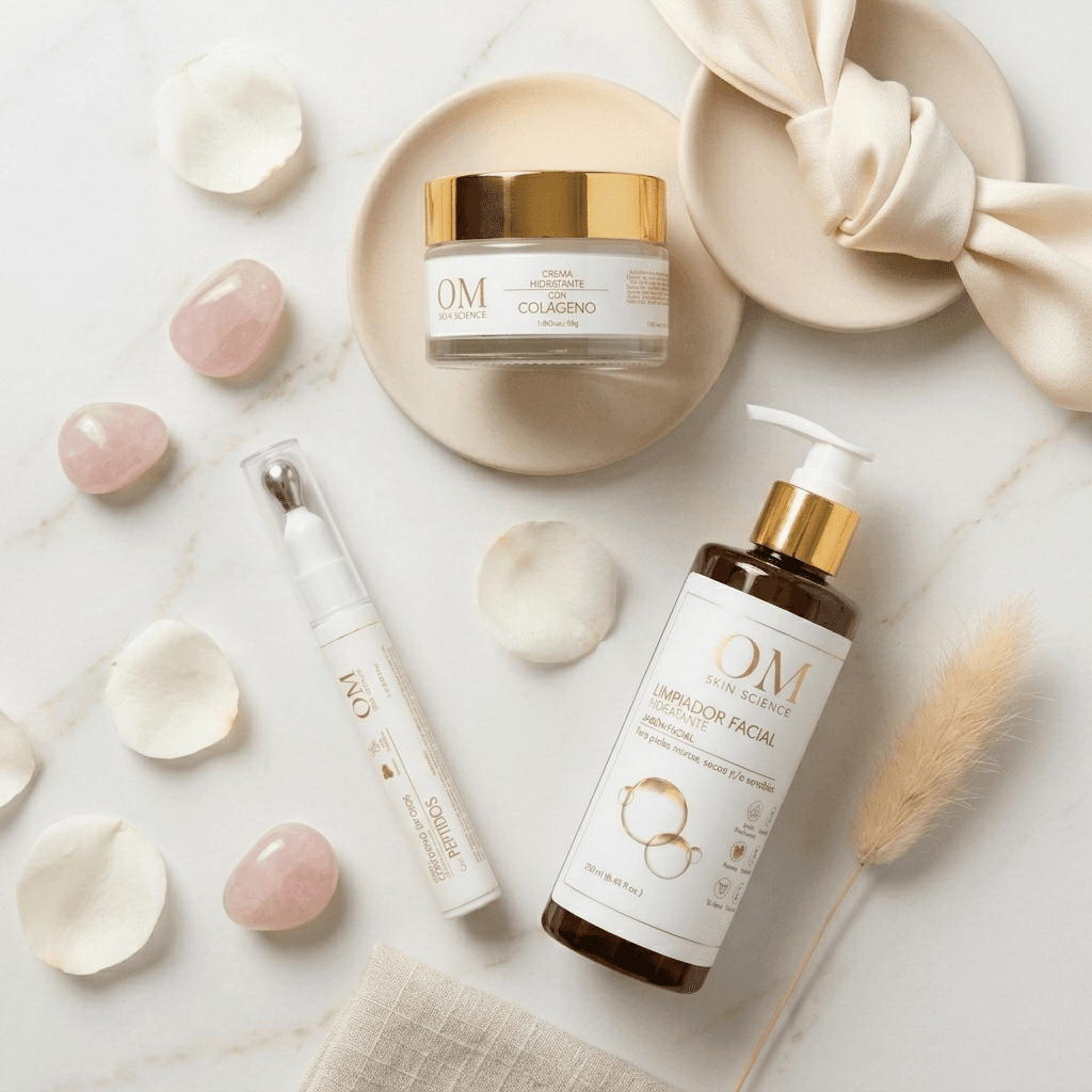 kit ultrahidrante crema colageno + contorno ojos + limpiador facial